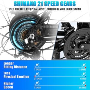 The Shimano 21-Speed Gear Shift System